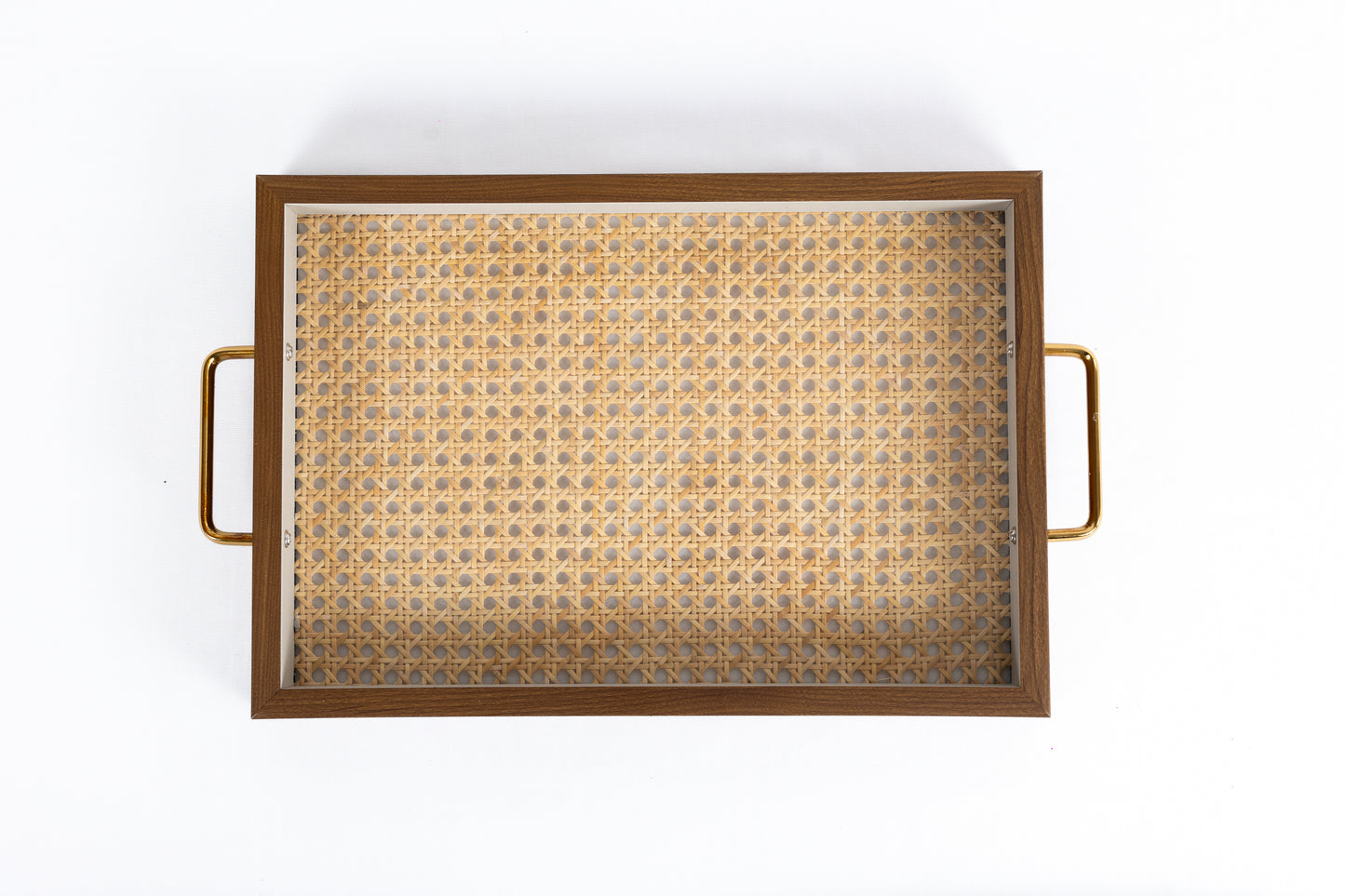 Rattan Hexagon Serving Trays