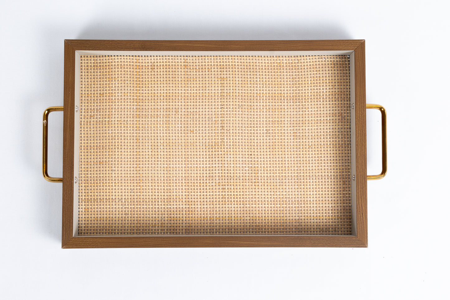 Rattan Sqaure Weave Serving Trays