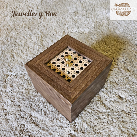 Rattan Jewellery Box