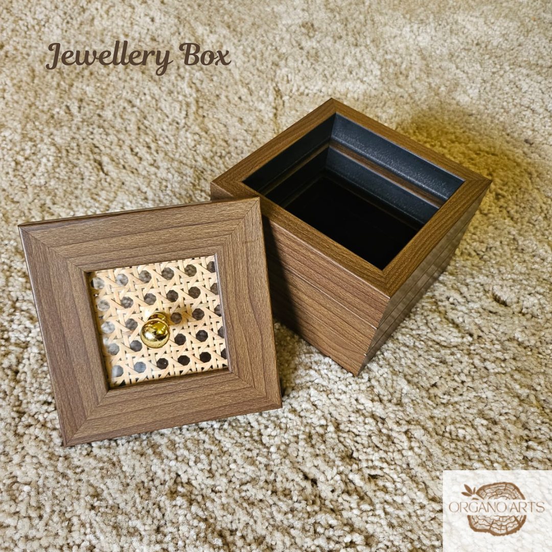 Rattan Jewellery Box