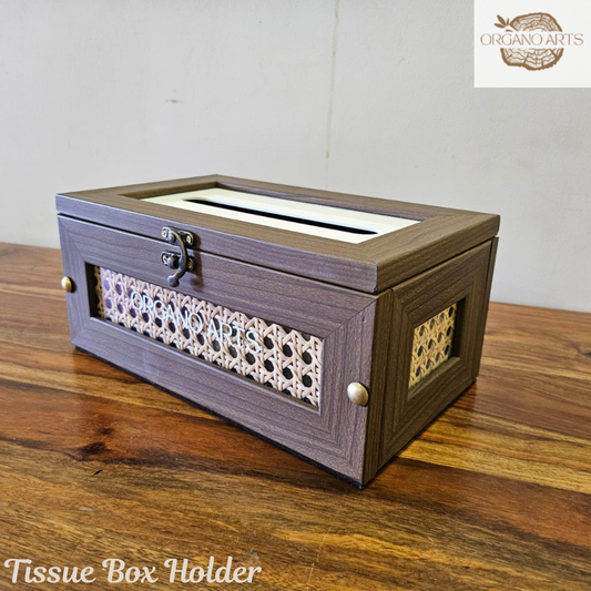 Rattan Tissue Box Holder