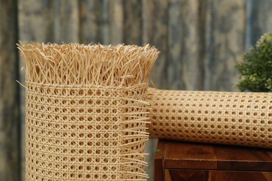 24'' Width - Rattan Hexagon Webbing